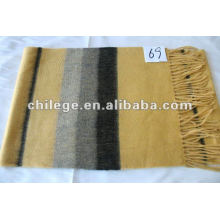 50/50 wool cashmere horizontal striped scarfs